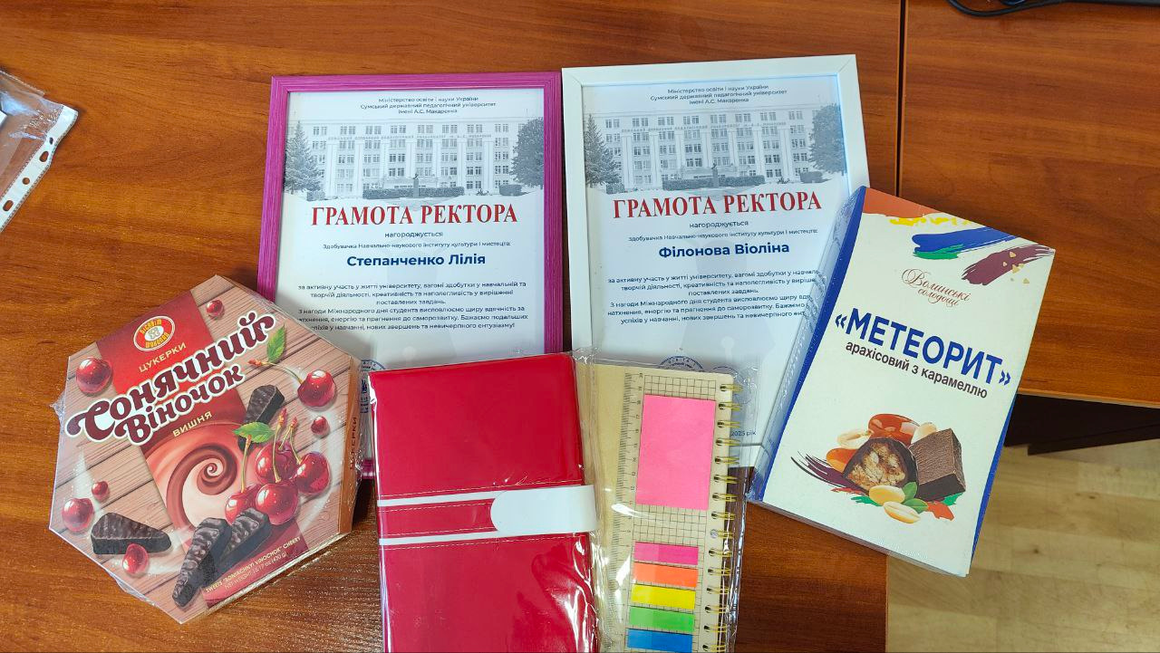 Активна молодь — гордість інституту: студенток ННІКіМ відзначено Грамотами ректора