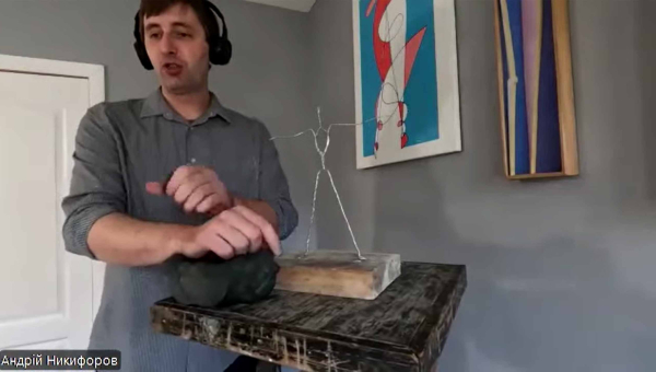 Відкрите заняття зі скульптури для студентів першого курсу