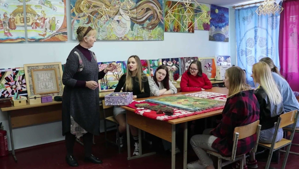 Лекційне заняття для здобувачів освіти від заслуженого майстра народної творчості України О.В. Гулей