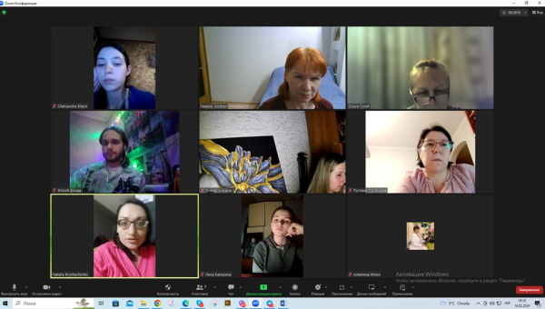 Обговорення наукових робіт з магістрантами кафедри