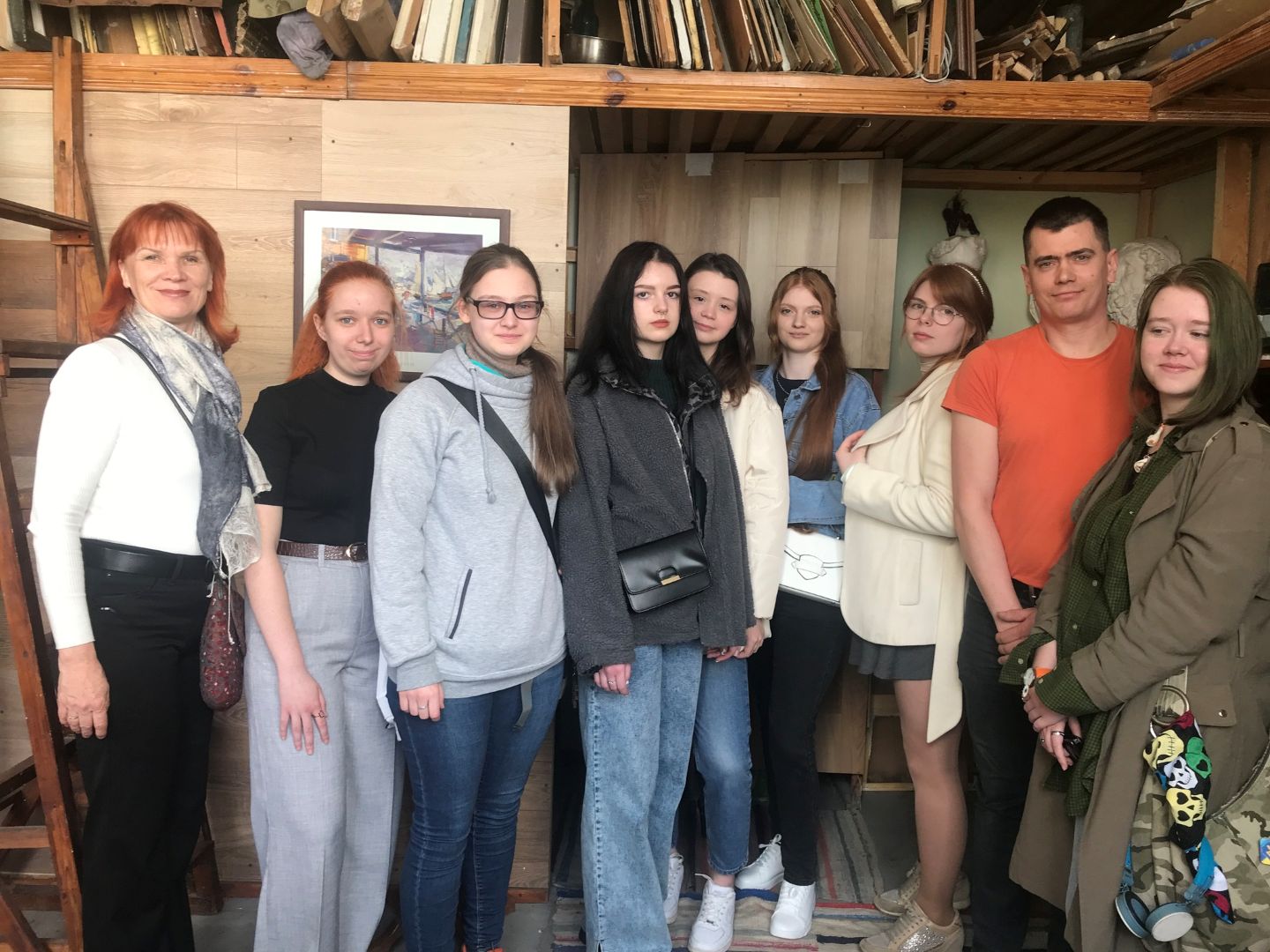 Студенти кафедри в майстернях художників